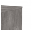 Komoda SIMPLICITY 231, Beton/Bílý lesk