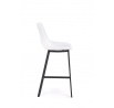 Barová židle H99, bílá/černá