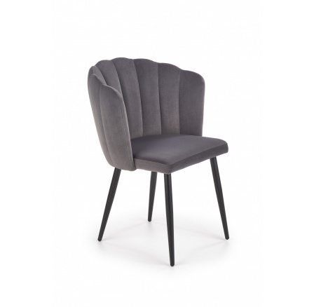 Jídelní židle K386, šedý Velvet