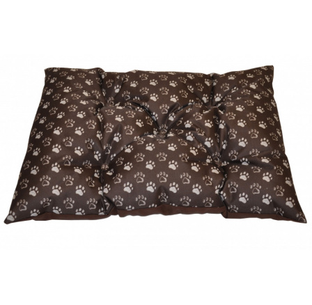 Podložka pro psa voděodolná 80x60 cm tlapka hnědá 