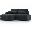 Ripeli Corner Sofa Bed with Storage, Dark Green Velvet, Left-Hand Facing Modullo 35 180x128 Left 1