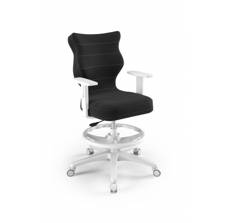 Kancelářské křeslo DUO , bílá Velvet 17 velikost 5 WK+P