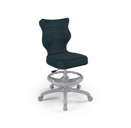 Židle kancelářská Petit, šedá Monolith 24 velikost 5 WK+P