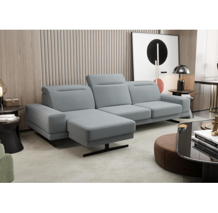 Rohová sedací souprava FIORE MINI 265x180 cm - šedá , levá Rohová sedací souprava FIORE MINI 265x180 cm - šedá , levá