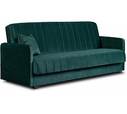 Rozkládací pohovka PORTO Zelená Sametová