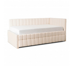 Postel 120x200 VILLEMO Krémová Boucle