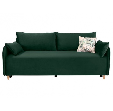 LAJONA II LUX 3DL - Print botanical 36 green beige/rain 16 green, TX002  (FL11-1030) (BRW COMFORT)