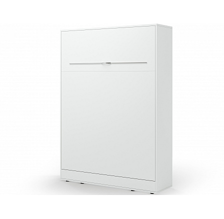 Devesto Vertical Wall Bed 140 White LED White 140x200 Devesto Vertical Wall Bed 140 White LED White 140x200