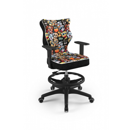 Kancelářské křeslo DUO , černá Storia 28 velikost 6 WK+P