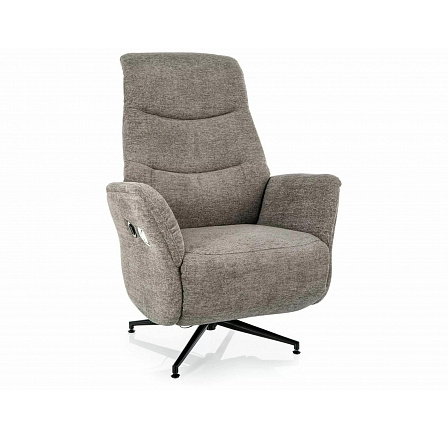 ROZKLÁDACÍ KŘESLO NESTOR RAVEN ŠEDÁ 07