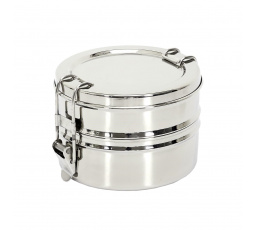 Kovový lunch box se 2 nádobami