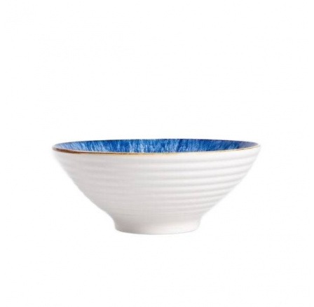 Miska SALADO modrá s hnědým okrajem 21 cm 726989