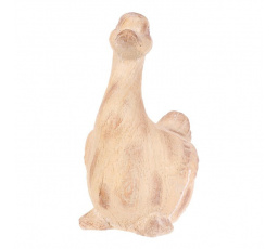 Kachna - polyresin, větší, imitace dřeva