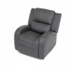 Polohovací křeslo, šedá, látka vintage, TV-4089 GREY