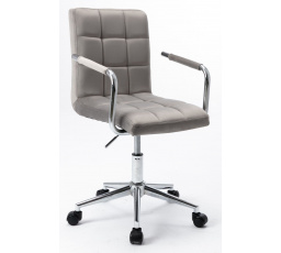 Otočná židle velvet šedá N-15