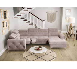 Rohová sedací souprava ORION MAX III , relax s funkcí spaní 165x320x190 cm - volitelný odstín - levá