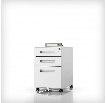 Kontejner pod stůl KATE 390 x 600 x 500 mm, šedý Kontejner pod stůl KATE 390 x 600 x 500 mm, šedý