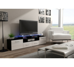 Tv komoda EVORA, Černá 