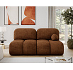 Nuwia sofa with sleeping function and storage box, brick red plush upholstery Avexin 30 145x200 1