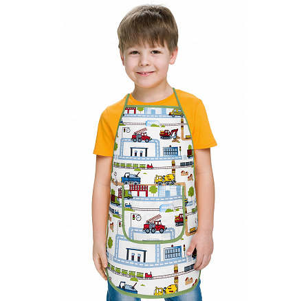 Dětská zástěrka město