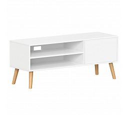 Konferenční stolek 120x40x49cm, mdf, bílá, AKF-E1146 WT