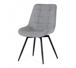Jídelní židle, šedá, látka, HC-T1130 GREY2