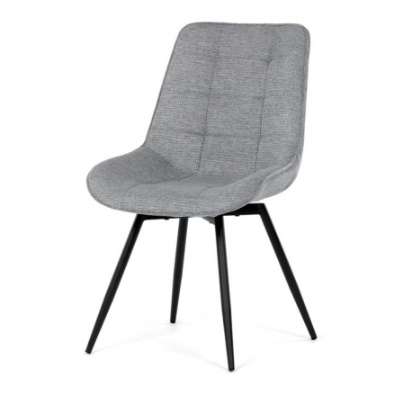 Jídelní židle, šedá, látka, HC-T1130 GREY2