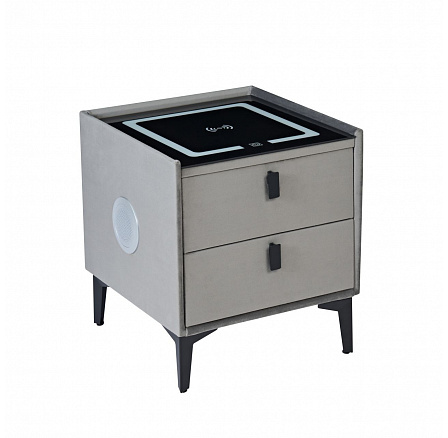 Noční stolek SMART - sametově šedá Riviera 91 SN11-FX Noční stolek SMART - sametově šedá Riviera 91 SN11-FX