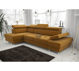 Rohová sedací souprava GALAXY MINI 170x280 - žlutá, levá