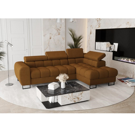 Rohová sedací souprava ASPEN MINI 260x170 cm - pravá, oranžová Rohová sedací souprava ASPEN MINI 260x170 cm - pravá, oranžová