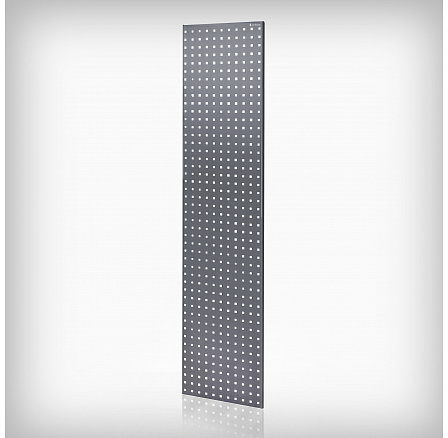 Perforovaná deska do regálu antracitová: JOHNNY, 2 kusy, 1800 x 20 x 420 mm