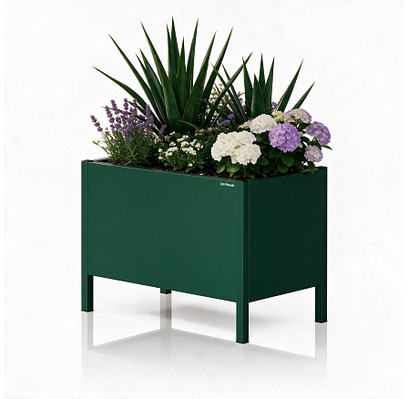 Kryt na květináč kovový velký lahvově zelený: DAISY 500 x 400 x 300 mm Kryt na květináč kovový velký lahvově zelený: DAISY 500 x 400 x 300 mm
