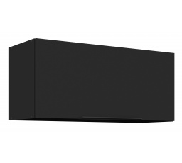 Horní skřínka SIENA - 80 GU-36 1F, Černá mat/Černá mat