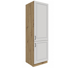 Kuchyňská skříň STELLO - 60 DK-210 2F, Dub Artisan/Bílý mat