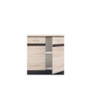 Kuchyňská dolní skříňka  Junona Line D2D/80/82 Wenge/dub sonoma