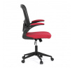 Kancelářská židle, houpací mechanismus, červená, KA-V317 RED