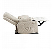 Rozkládací Masážní Křeslo BOX Béžový Manšestr