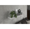 Závěsná police ANDREA 100x26 White Shine