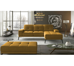 Rohová sedačka Torrense + Puf Riviera 41 140x215 Pravá