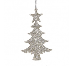 Stromek plastový - závěsný, champagne, cena za balení (2 ks)