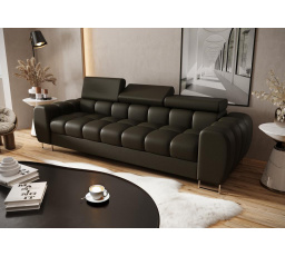 Sofa ASPEN III 265 cm přírodní kůže - Kůže olivově hnědá
