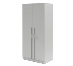 Skříň BRAGA 3 Šedá s kovovými madly