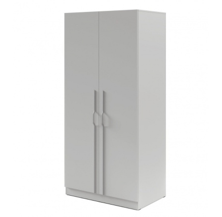 Skříň BRAGA 3 Šedá s kovovými madly