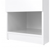 Noční stolek SIMPLICITY 238, Bílý lesk 