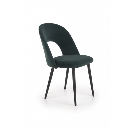 Jídelní židle K384, tmavě zelený Velvet