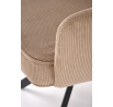 Jídelní otočná židle K528, Cappuccino/Černá