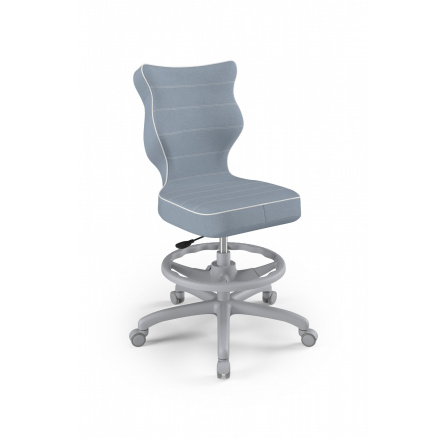 Židle kancelářská Petit, Jasmine šedá 06 velikost 5 WK+P