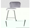 Hocker HANA REDUCIDO velur šedá 44x52x89 cm 708510