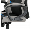 Dětská židle, houpací mechanismus, černá látka, KA-L611 BLUE