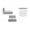 Postel - boxspring GLORIA - Inari 96